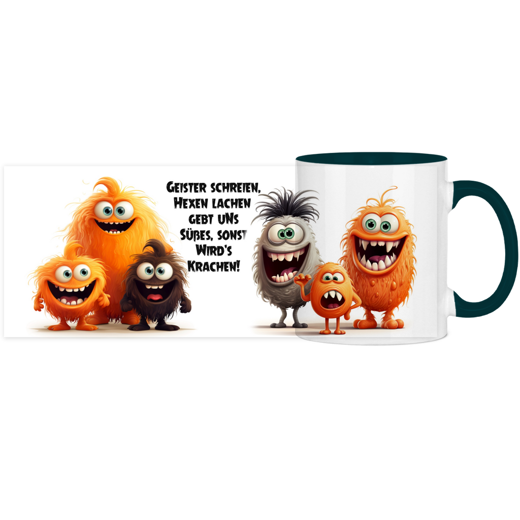 Panorama Tasse zweifarbig Halloween Nr 9