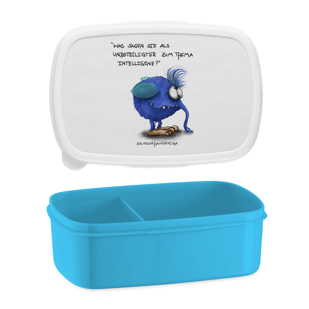 Lunchbox mit Aufteilung, Brotdose, Kruegerhausdesign Monster mit Spruch, Was sagen Sie als Unbeteiligter... #13