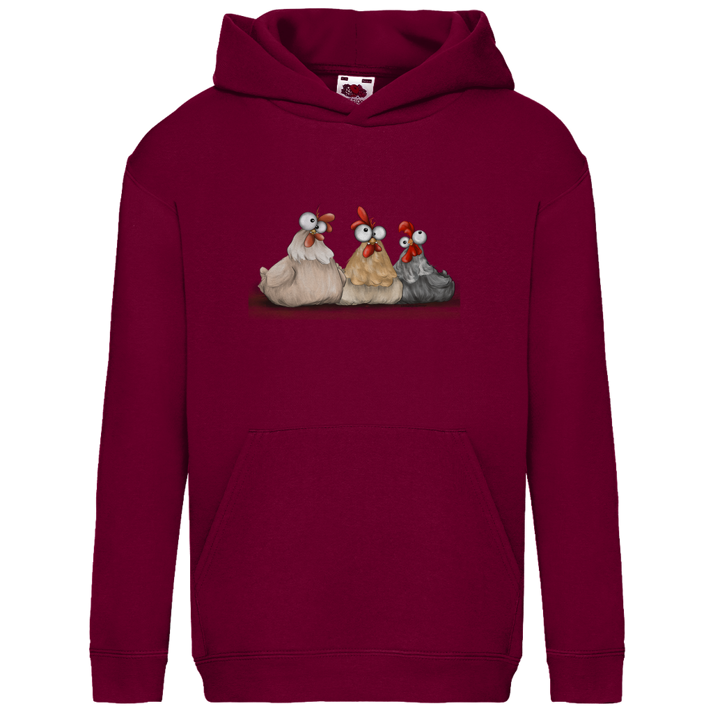 Kids Basic Hoodie Hühner