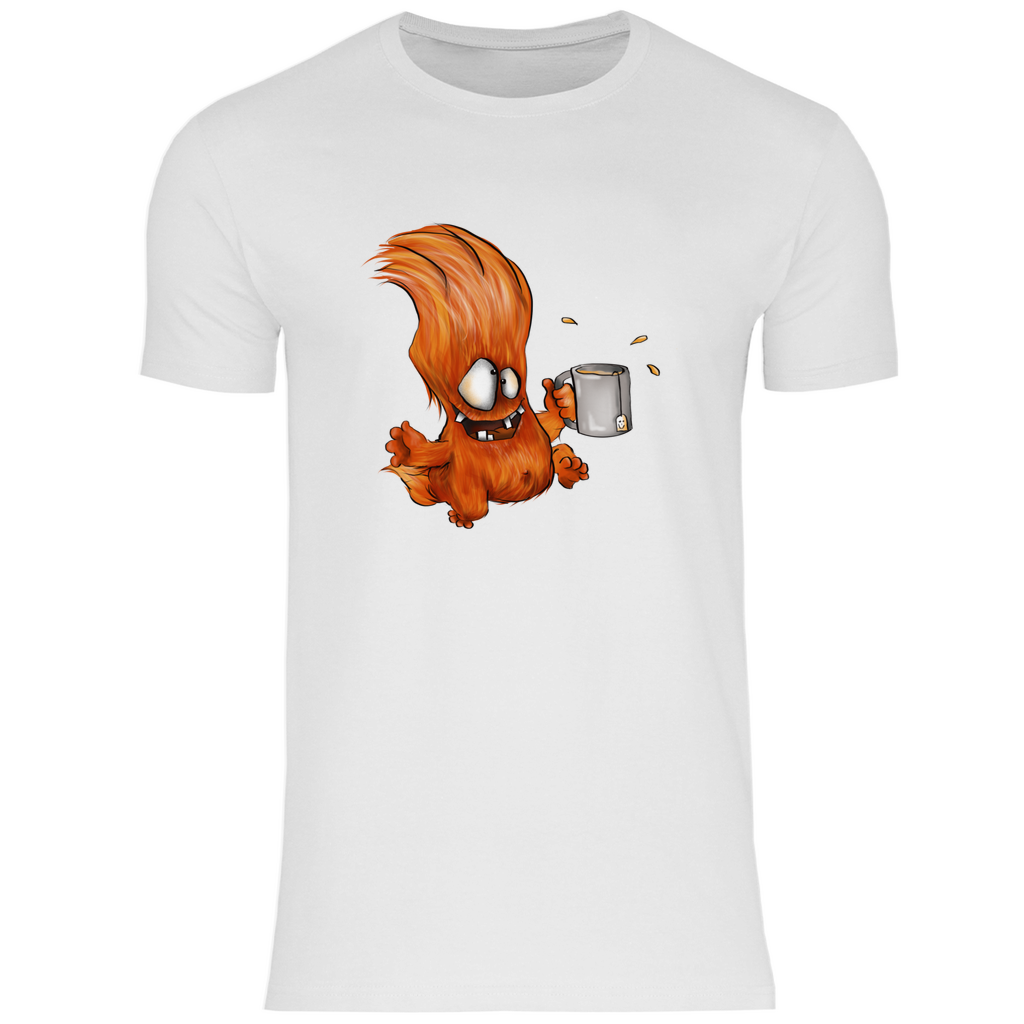 Herren T-Shirt Monster, slim fit,  Ich habe den Gute Laune Tee