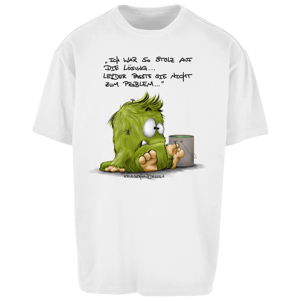 Oversize T-Shirt, Kruegerhausdesign Monster Spruch, Ich war so stolz auf die... 298