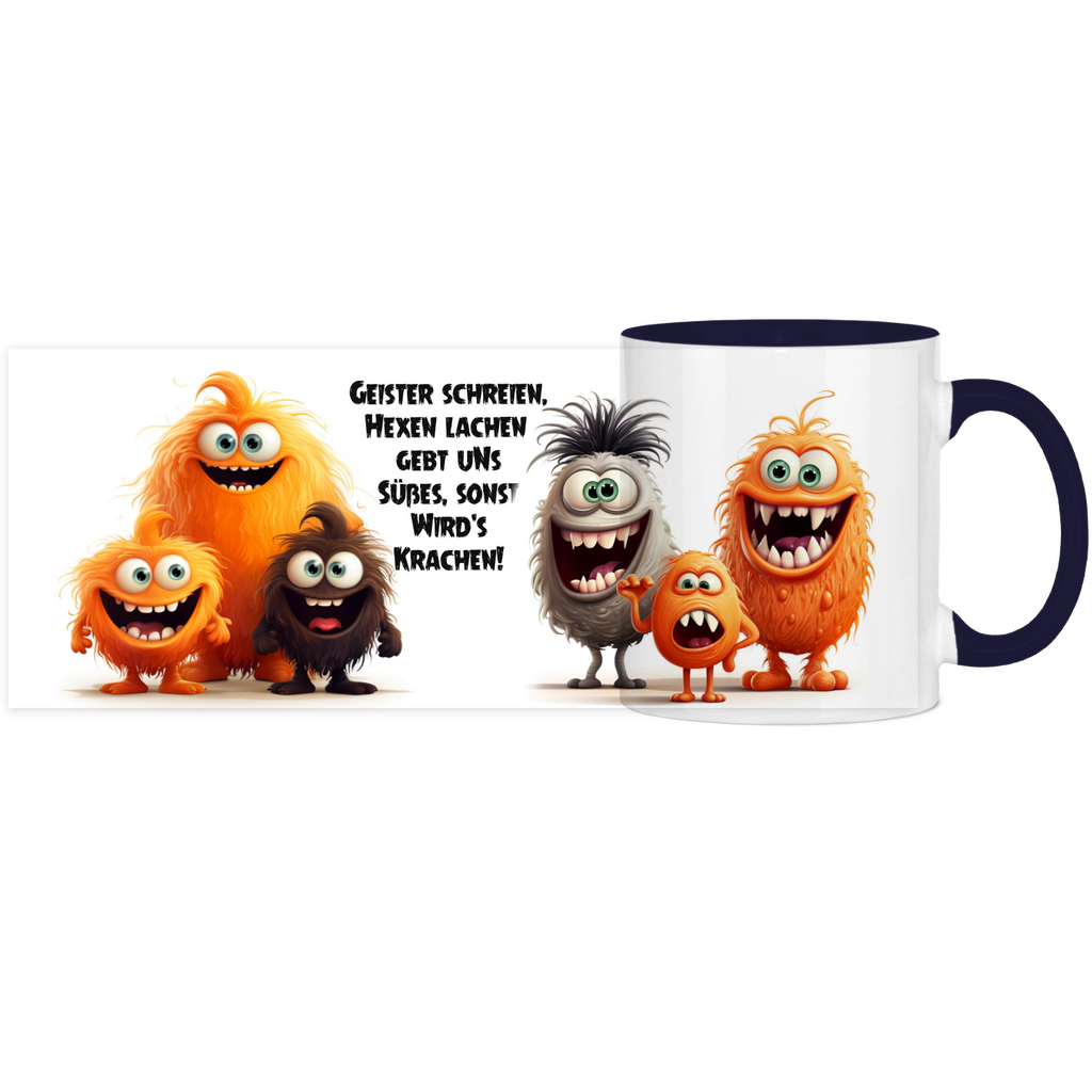 Panorama Tasse zweifarbig Halloween Nr 9