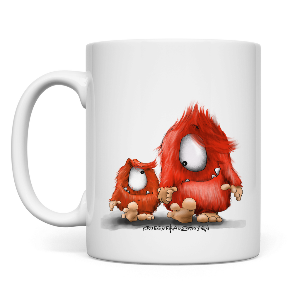 Tasse, Kaffeetasse, Teetasse, Du und ich... nur Monster Druck