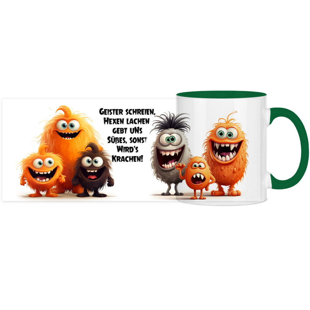 Panorama Tasse zweifarbig Halloween Nr 9