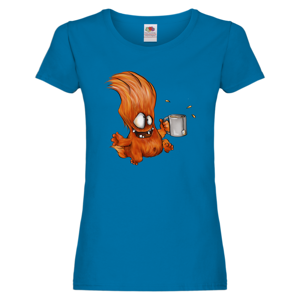 Damen Promo T-Shirt, slim fit, Monster Ich habe den Gute Laune Tee