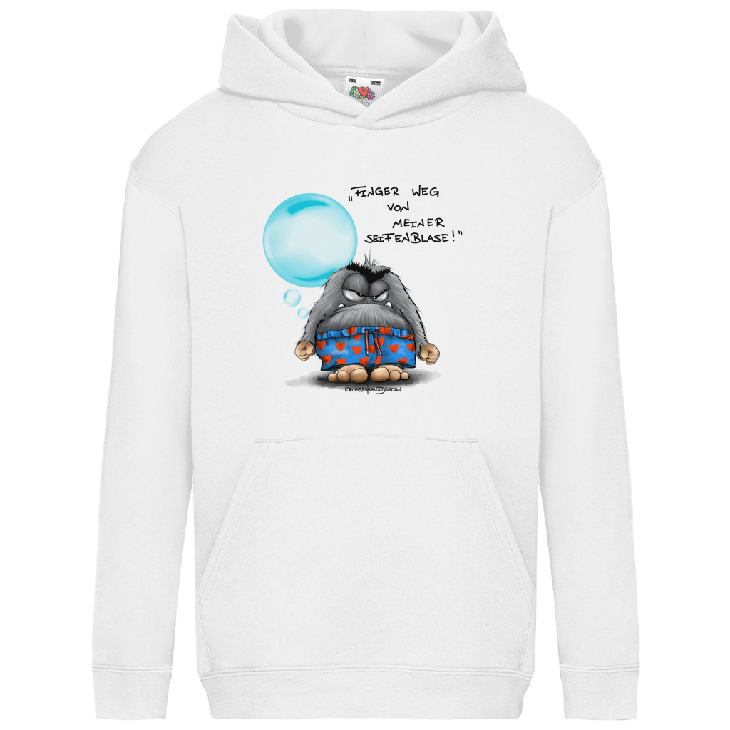 Kids Basic Hoodie, Finger weg von meiner Seifenblase!