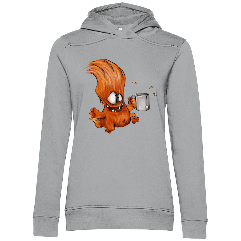 Damen Premium Bio Hoodie, slim fit,  Monster Ich habe den Gute Laune Tee