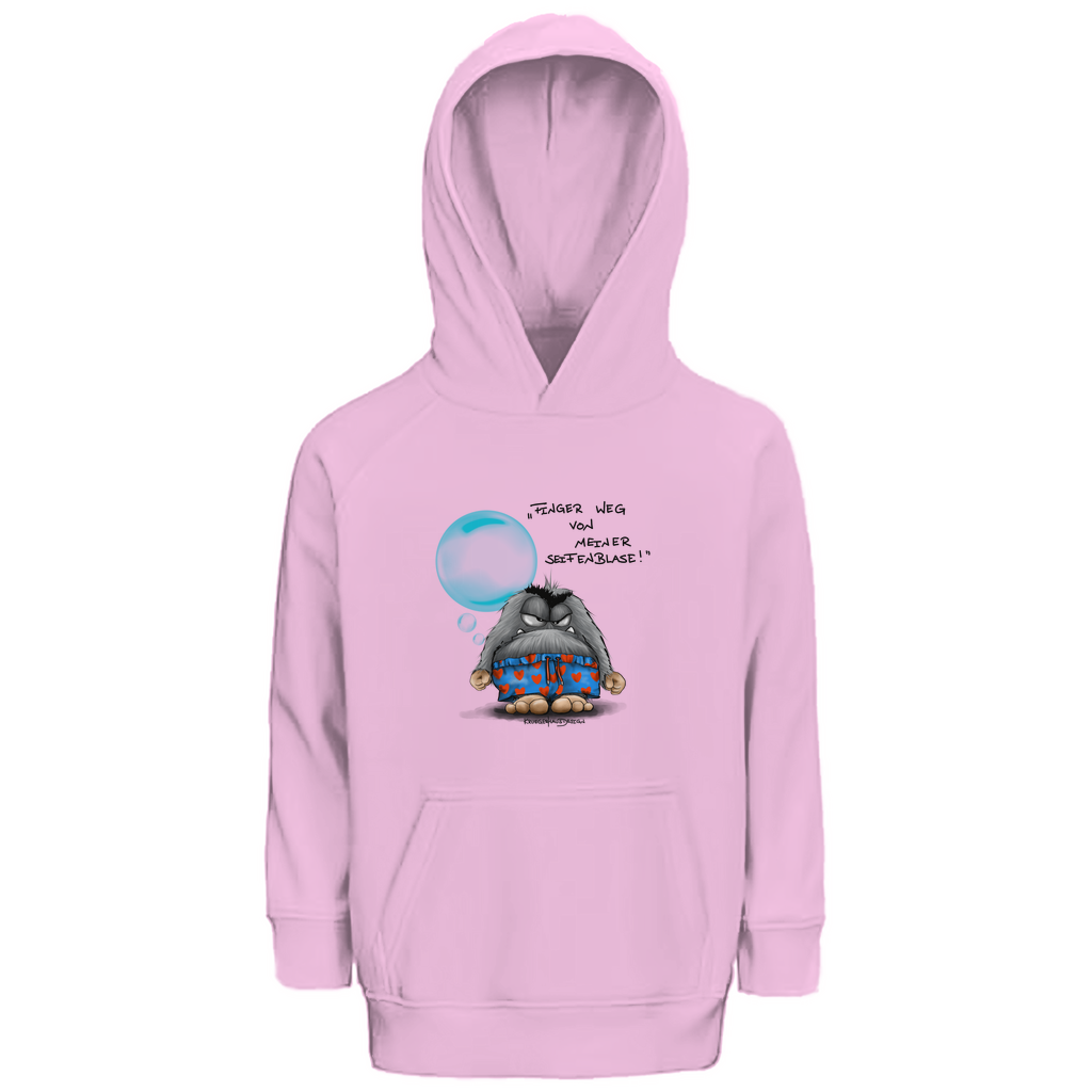 Kinder Premium Bio Hoodie, Finger weg von meiner Seifenblase!