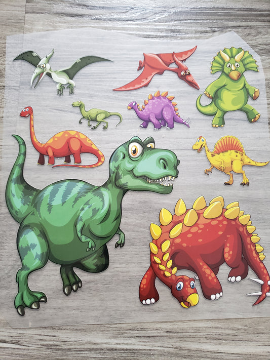 Bügelbilder Dinosaurier, nicht selbstgezeichnet! Kann gewerblich genutzt werden